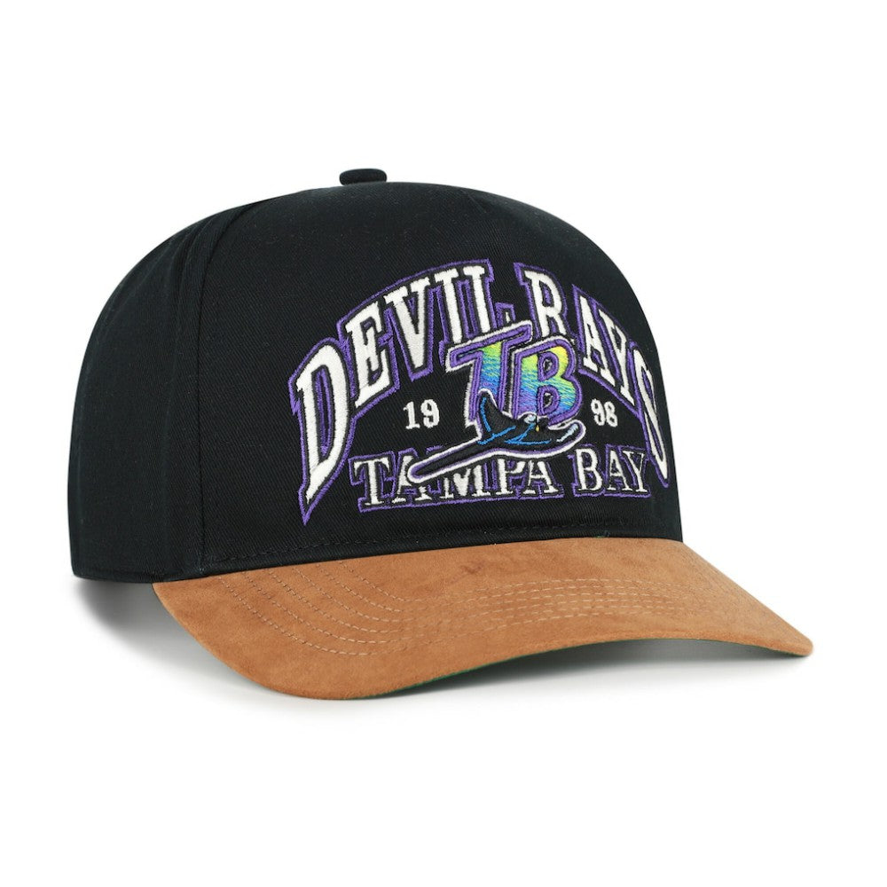 Tampa Bay Rays '47 Cooperstown Break Wood Suede Hitch Adjustable Hat | MLB New