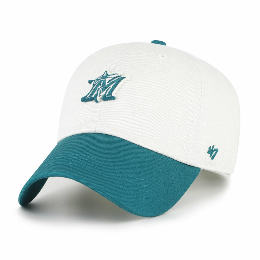Miami Marlins '47 Contemporary Tonal Clean Up Adjustable Hat | MLB On Sale