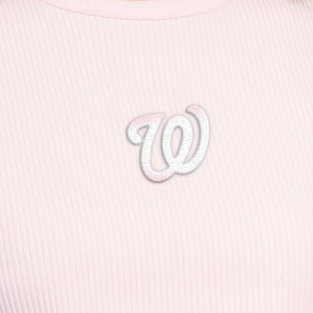 Washington Nationals Starter Women's Pastels Ribbed Tank Top | MLB Shop