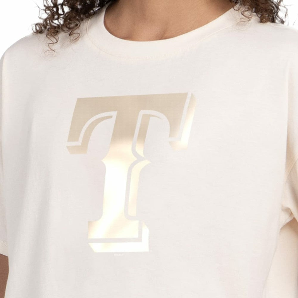 Texas Rangers Starter Women's Pastels Boxy Cropped T-Shirt | MLB Near me