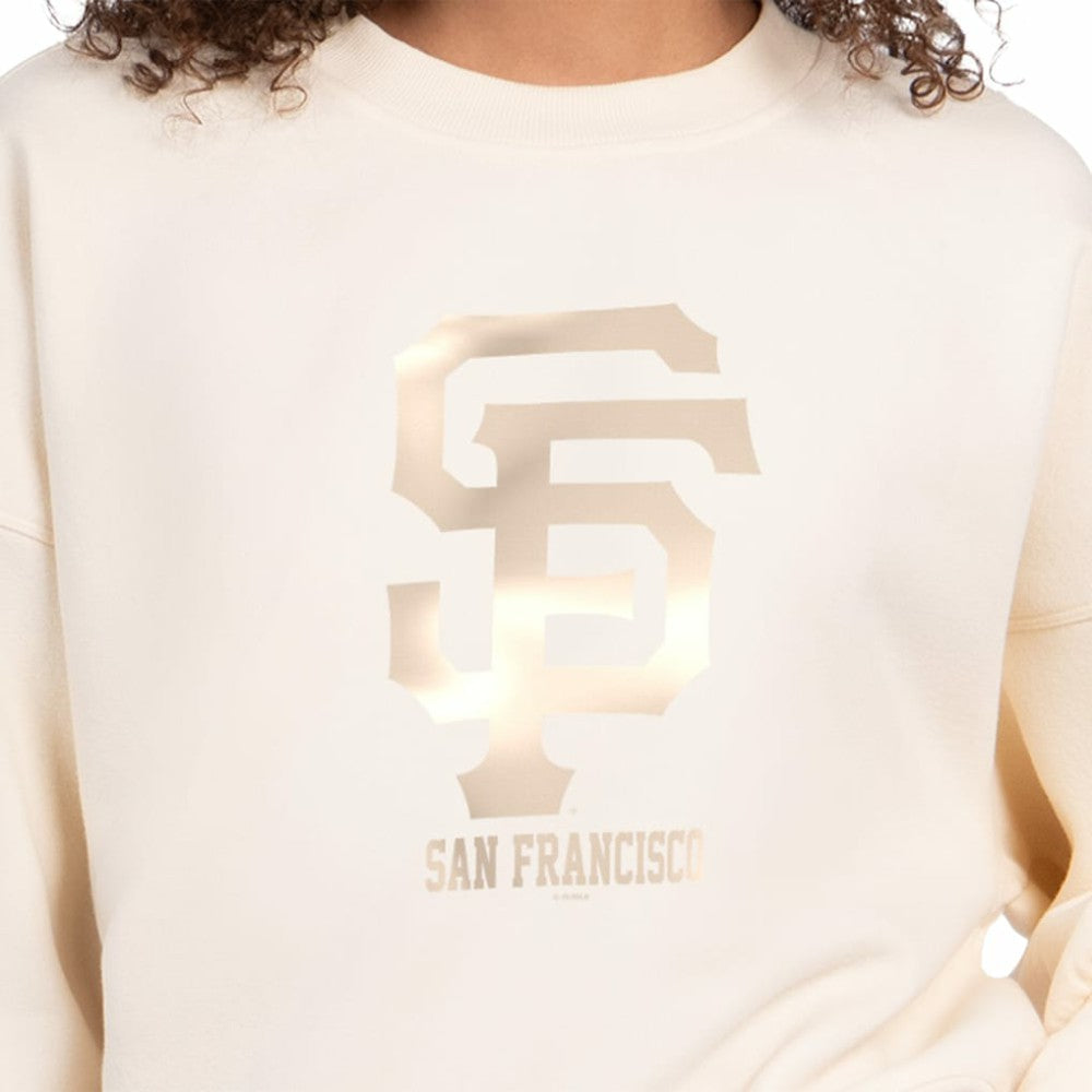 San Francisco Giants Starter Women's Pastels Boxy Fleece Sweatshirt | MLB Sale