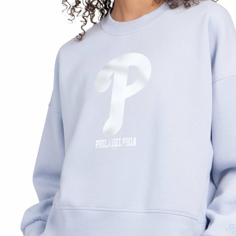 Philadelphia Phillies Starter Women's Pastels Boxy Fleece Sweatshirt | MLB Shop