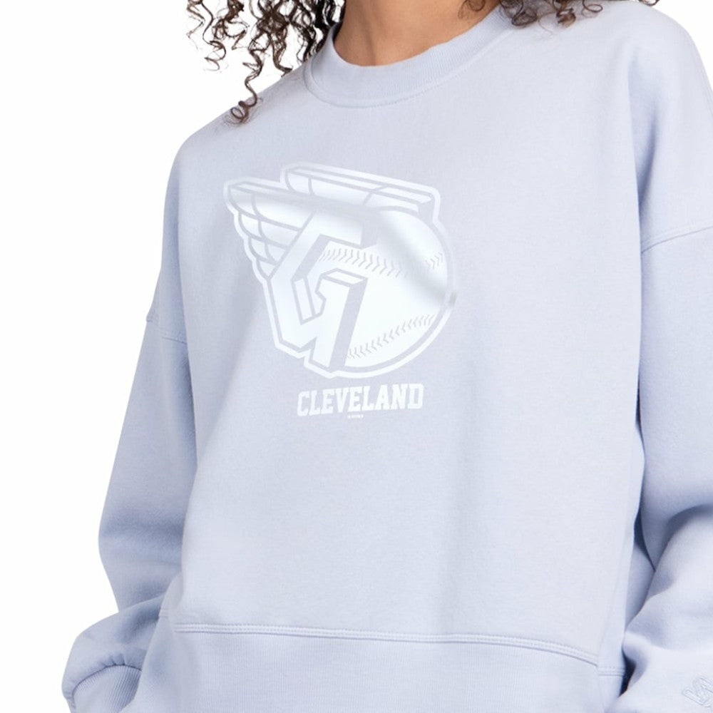 Cleveland Guardians Starter Women's Pastels Boxy Fleece Sweatshirt | MLB Online