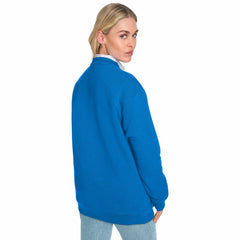 Detroit Lions  Starter Women's Arch Stripe Fleece Crewneck Sweatshirt