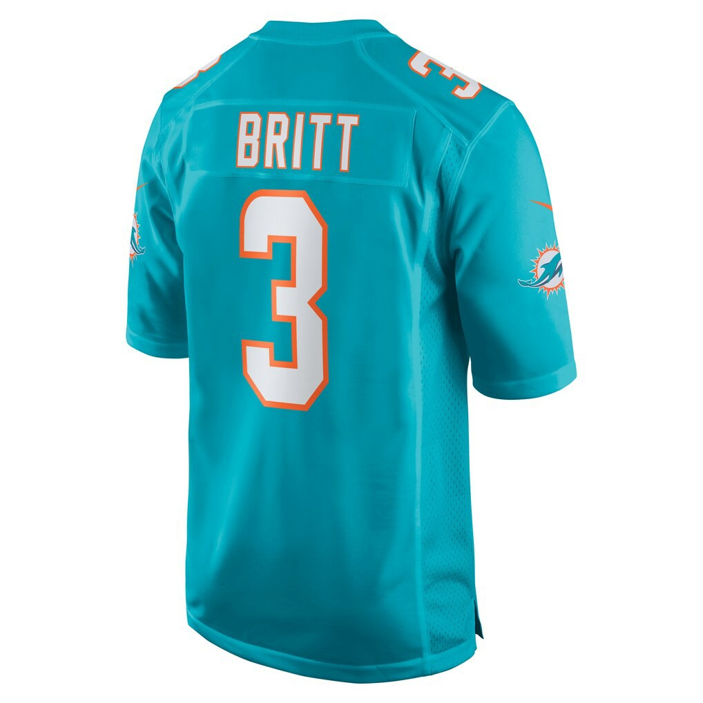 Miami Dolphins Nike K.J. Britt  Team Game Jersey