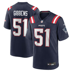 New England Patriots Nike Jack Gibbens  Team Game Jersey