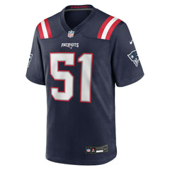 New England Patriots Nike Jack Gibbens  Team Game Jersey