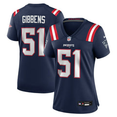 New England Patriots Nike Jack Gibbens  Women's Team Game Jersey