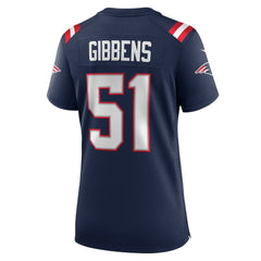New England Patriots Nike Jack Gibbens  Women's Team Game Jersey