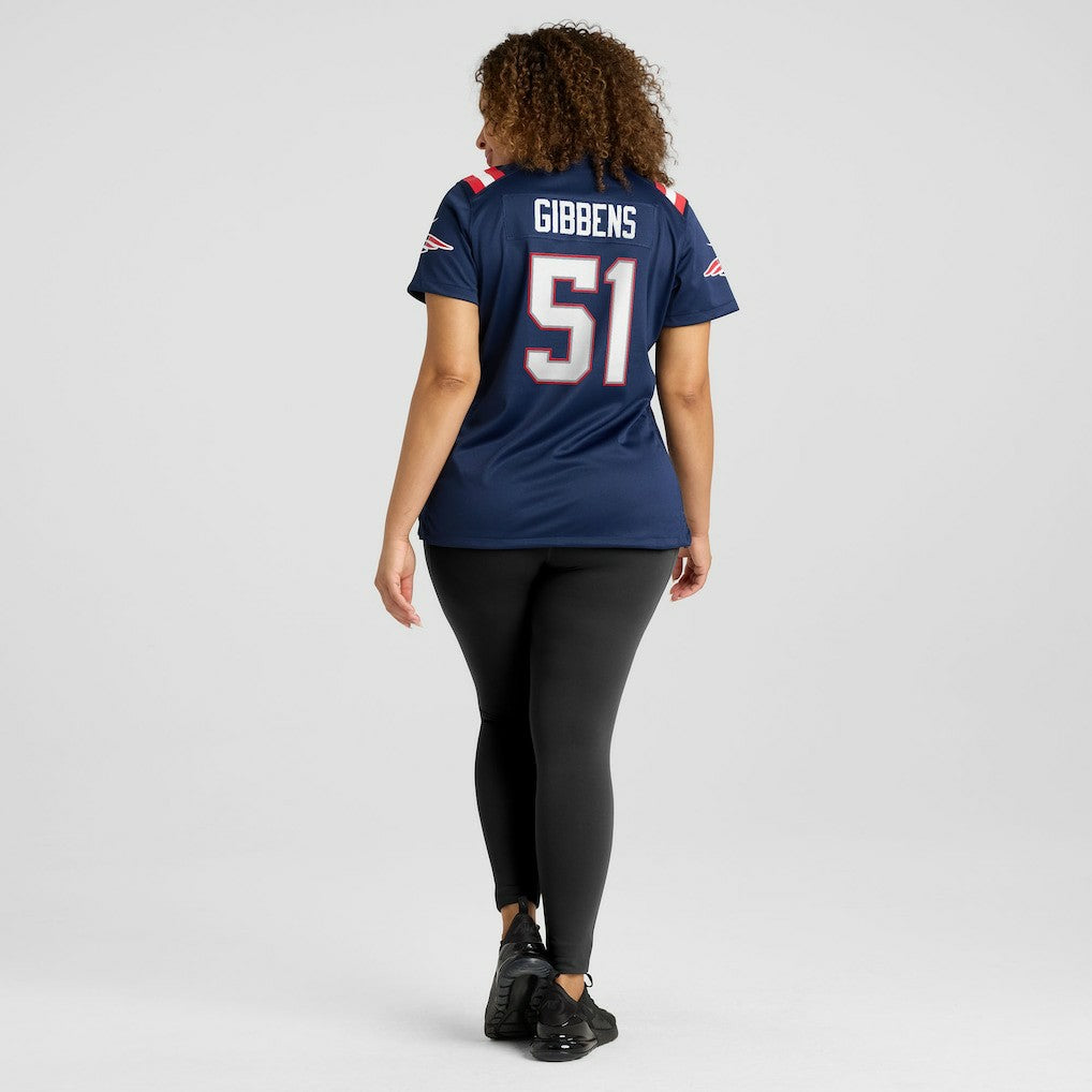 New England Patriots Nike Jack Gibbens  Women's Team Game Jersey