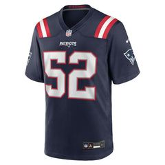 New England Patriots Nike Marcus Bryant  Team Game Jersey