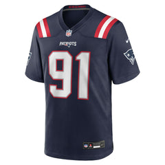 New England Patriots Nike Elijah Ponder  Team Game Jersey