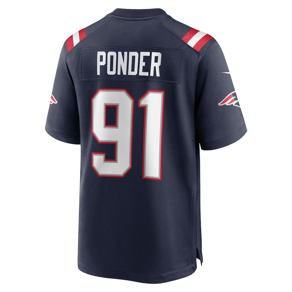 New England Patriots Nike Elijah Ponder  Team Game Jersey