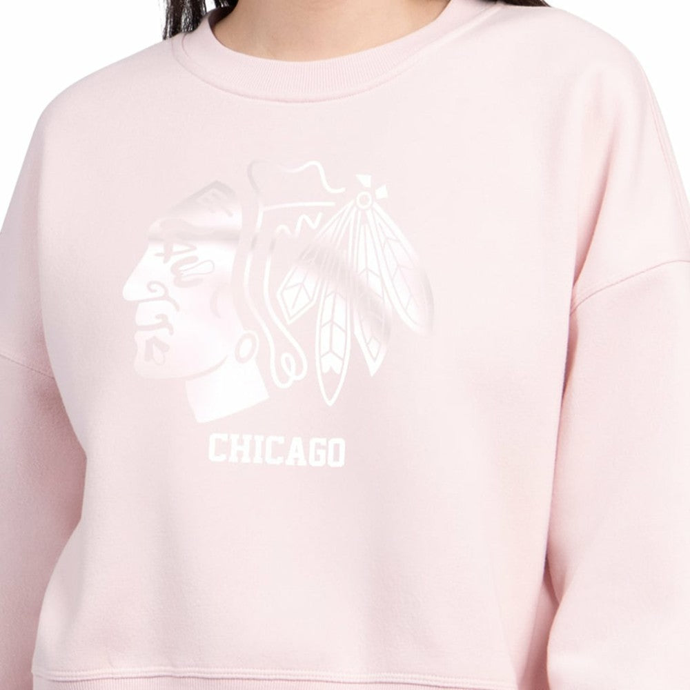 Chicago Blackhawks Starter Women's Boxy Cropped Sweatshirt Online
