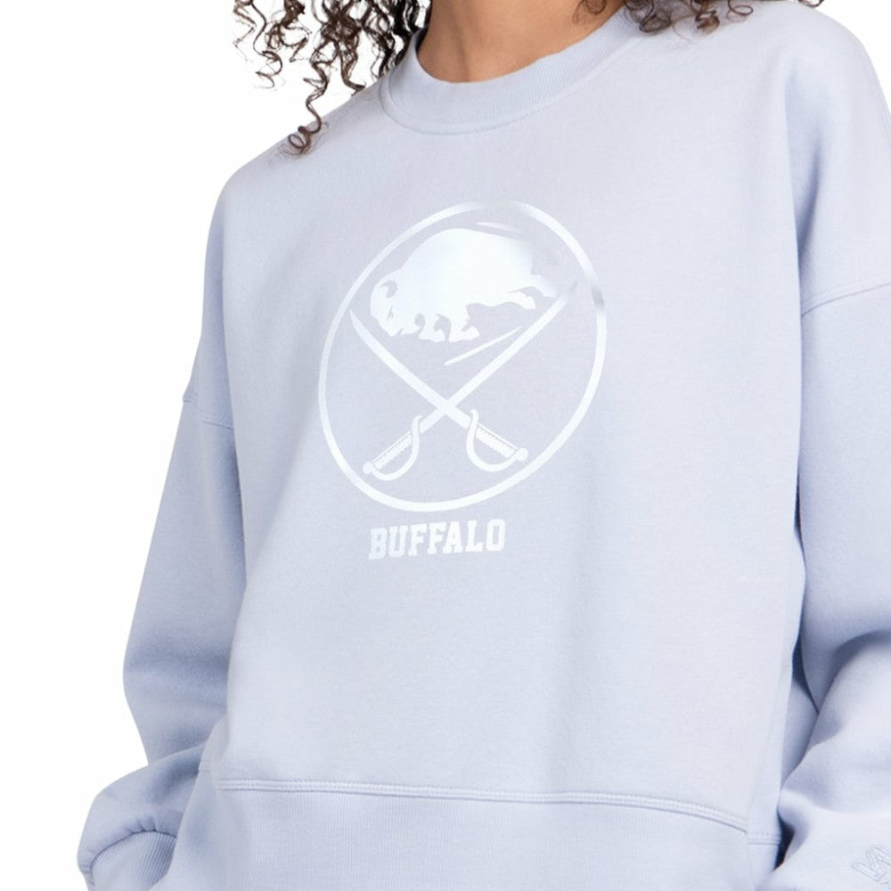 Buffalo Sabres Starter Women's Boxy Cropped Sweatshirt Discount