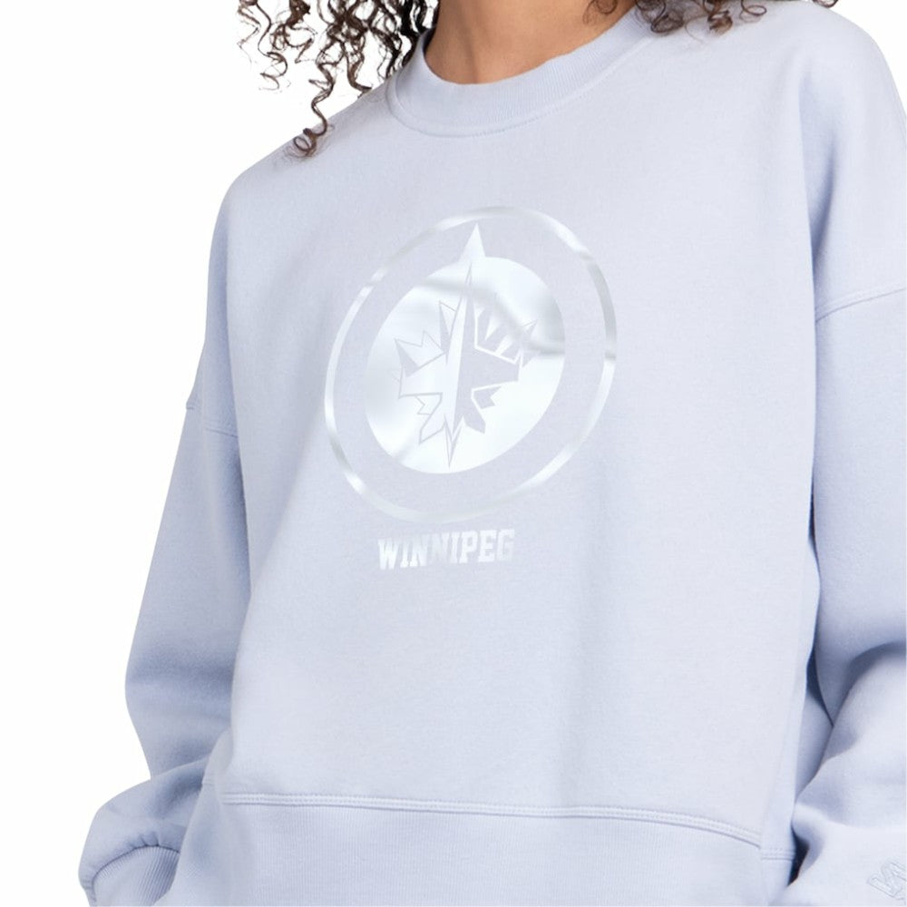 Winnipeg Jets Starter Women's Boxy Cropped Sweatshirt For Sale