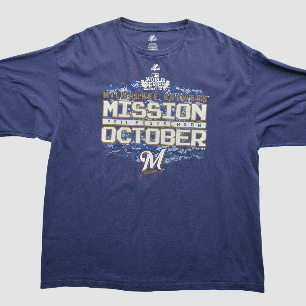 Milwaukee Brewers Majestic 2011 Long Sleeve T-Shirt | MLB US