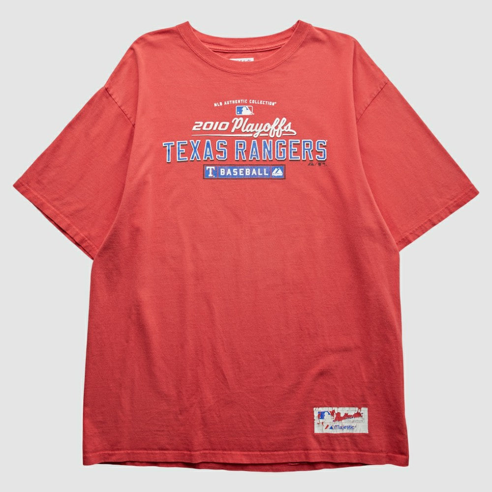 Texas Rangers Majestic 2010 T-Shirt | MLB Outlet