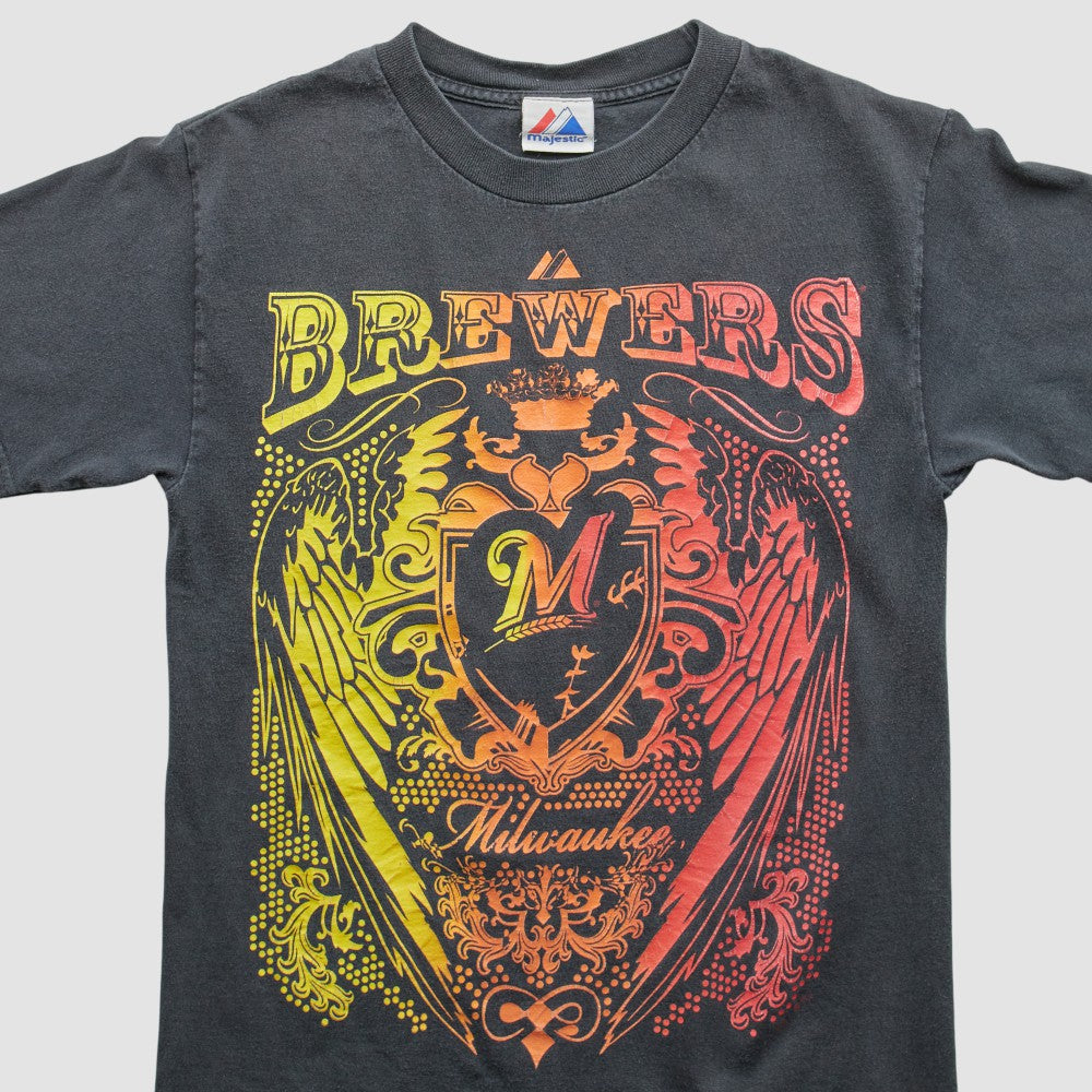 Milwaukee Brewers Majestic 2000s T-Shirt | MLB Near me