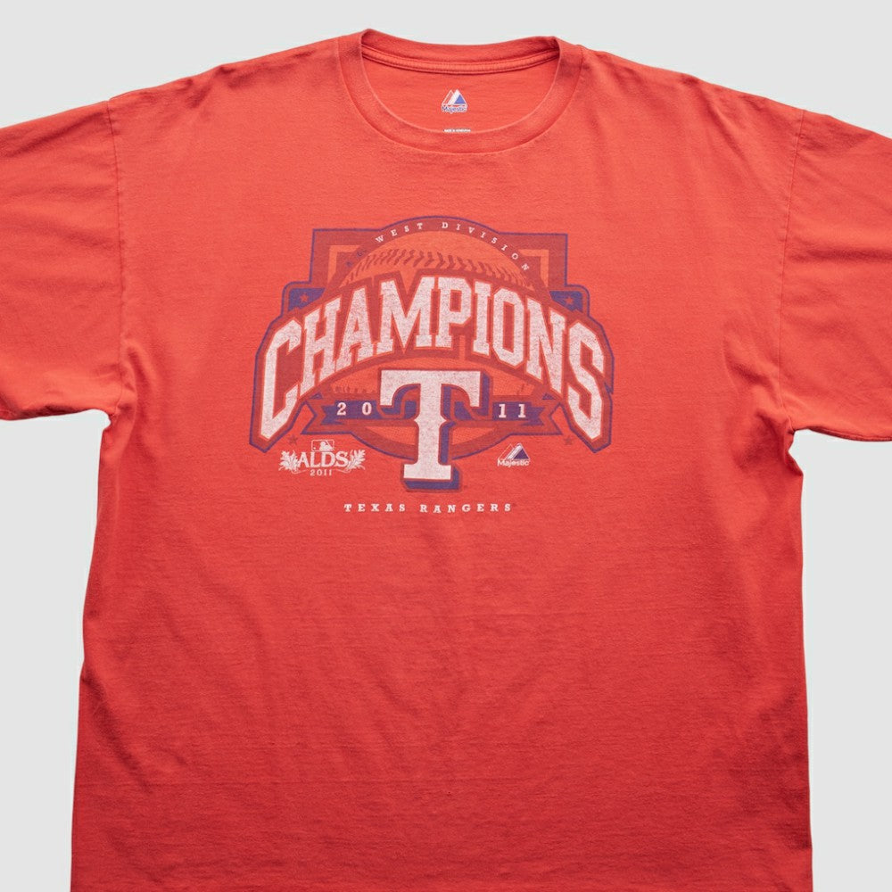 Texas Rangers Majestic 2011 T-Shirt | MLB New