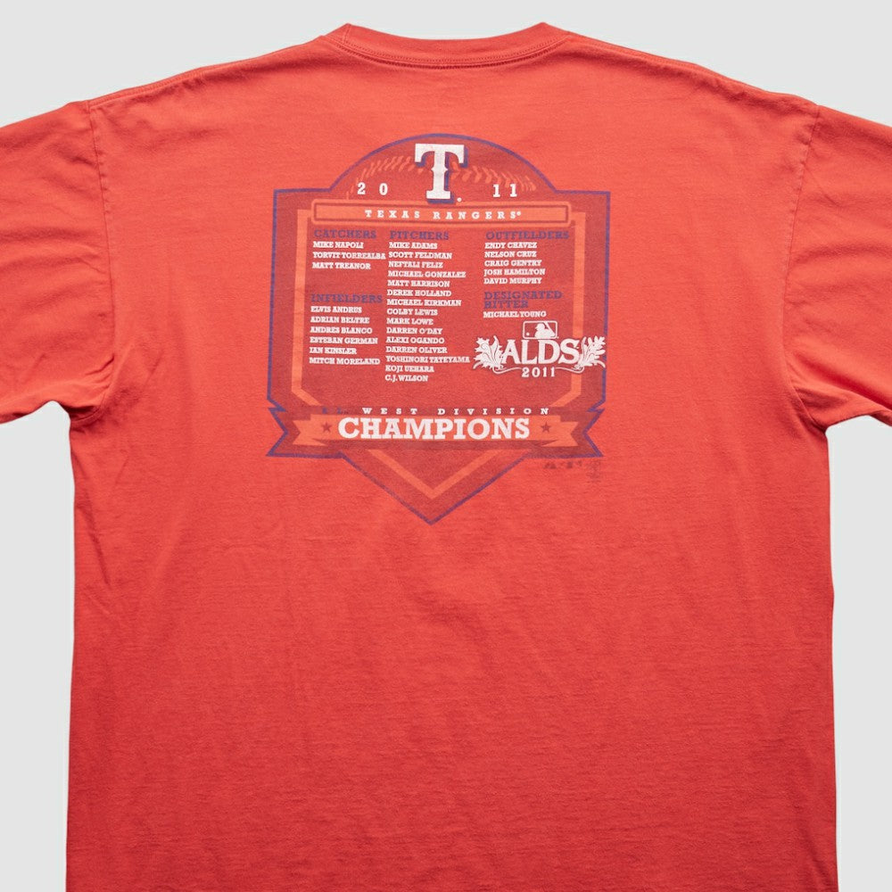 Texas Rangers Majestic 2011 T-Shirt | MLB New