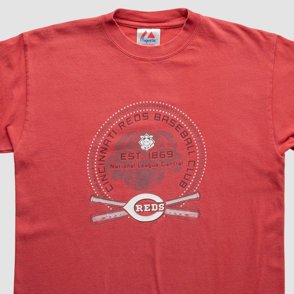 Cincinnati Reds Majestic 2000s T-Shirt | MLB New