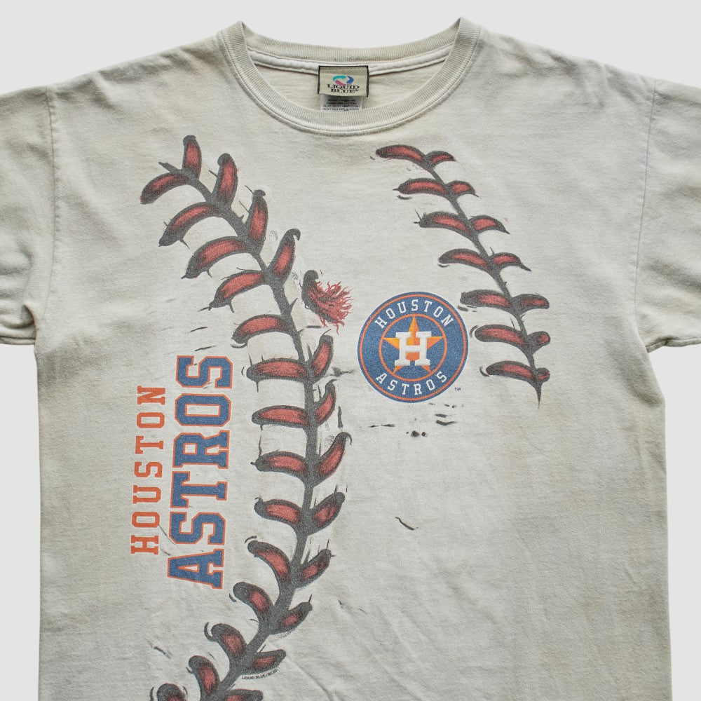 Houston Astros Liquid Blue 2000s T-Shirt | MLB Shop