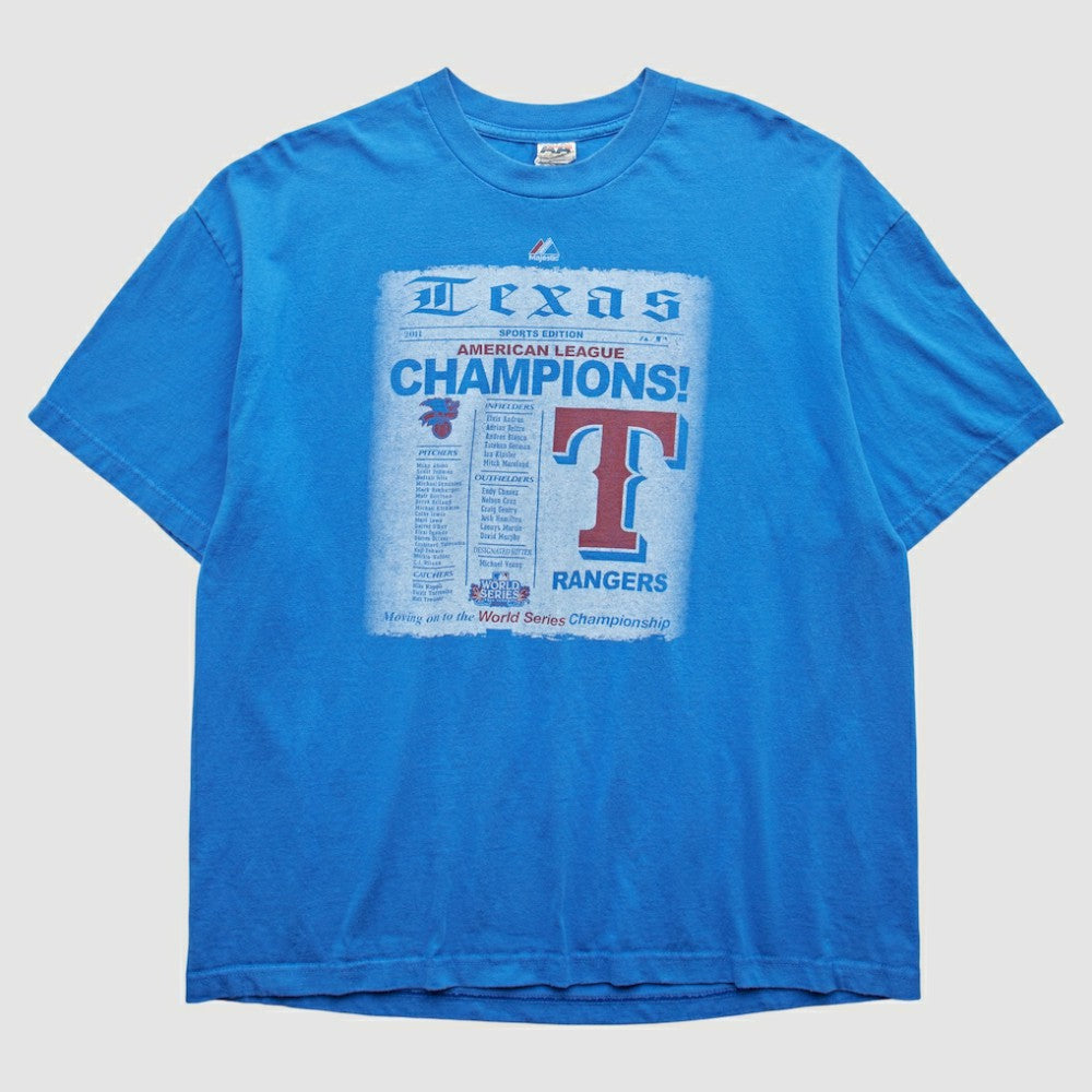 Texas Rangers Majestic 2011 T-Shirt | MLB Sale