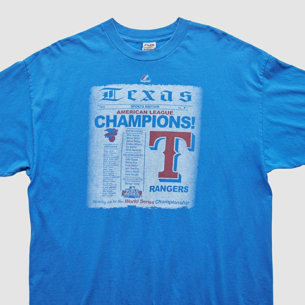 Texas Rangers Majestic 2011 T-Shirt | MLB Sale