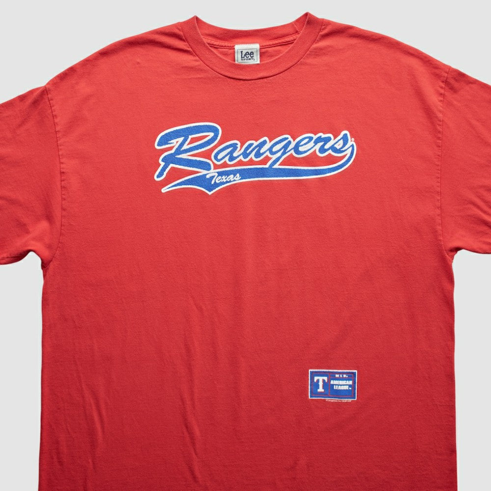 Texas Rangers Lee Apparel 2000s T-Shirt | MLB For sale