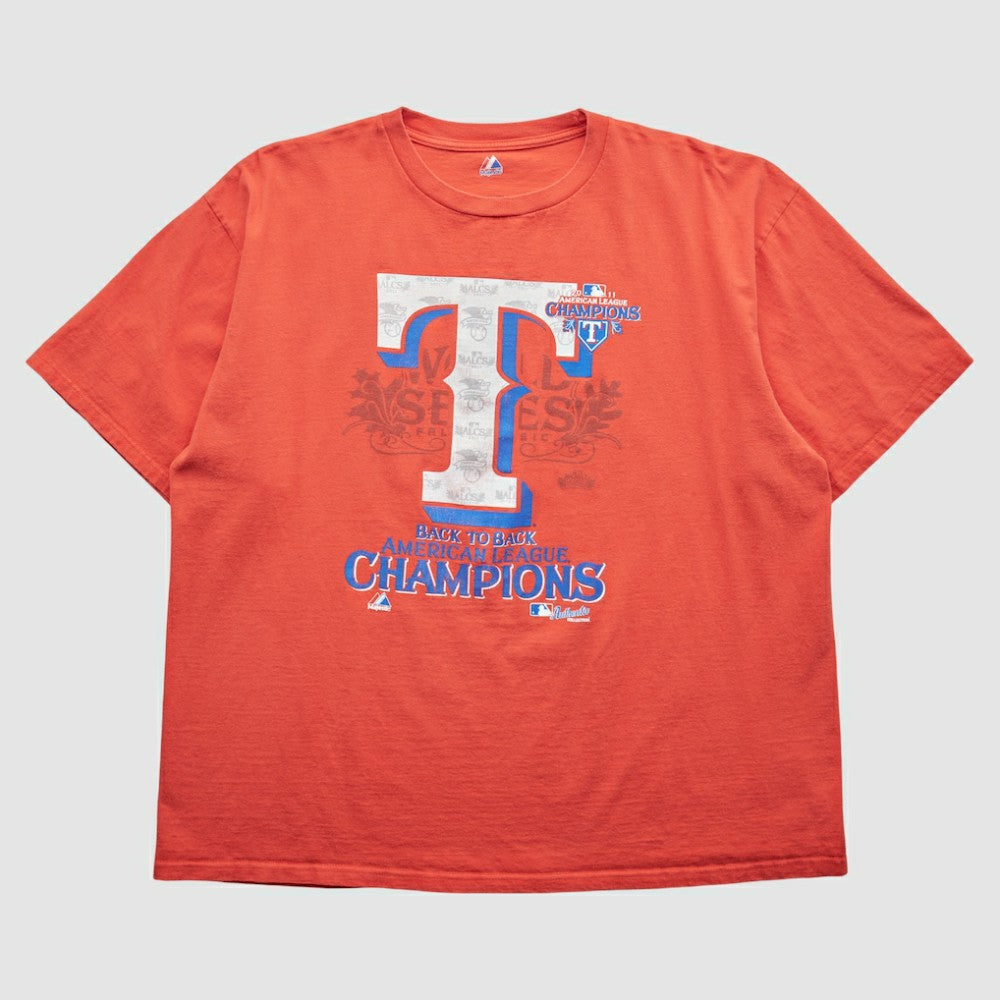 Texas Rangers Majestic 2011 T-Shirt | MLB Outlet