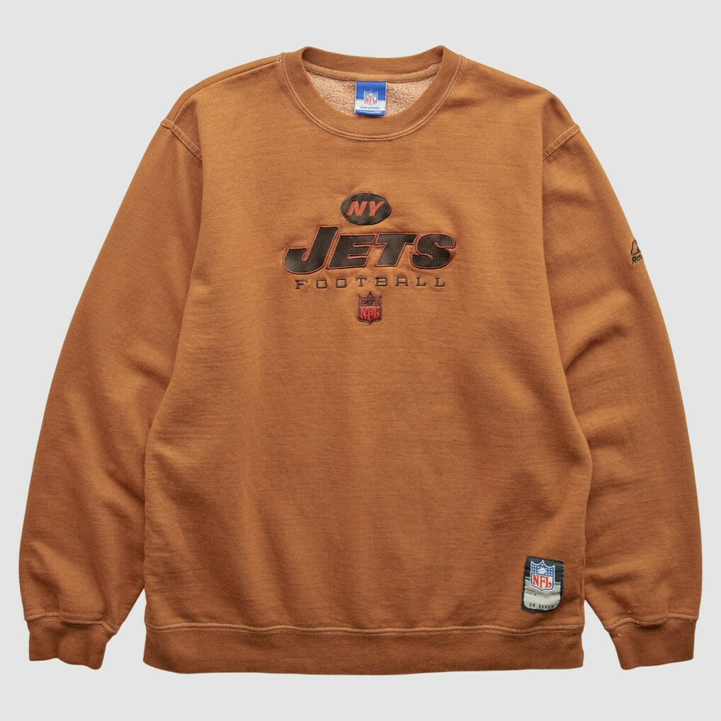 New York Jets Fanatics Reebok 2000s Pullover Sweatshirt