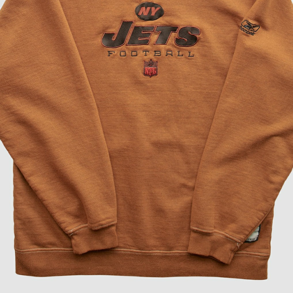 New York Jets Fanatics Reebok 2000s Pullover Sweatshirt