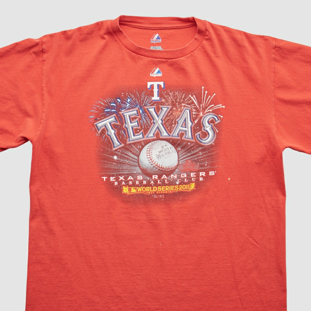 Texas Rangers Majestic 2011 T-Shirt | MLB For sale