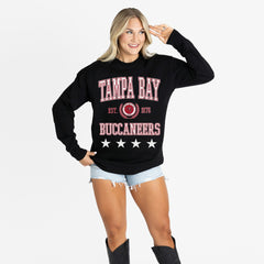 Tampa Bay Buccaneers  Gameday Couture Women's Oversized Everyday Star Long Sleeve T-Shirt