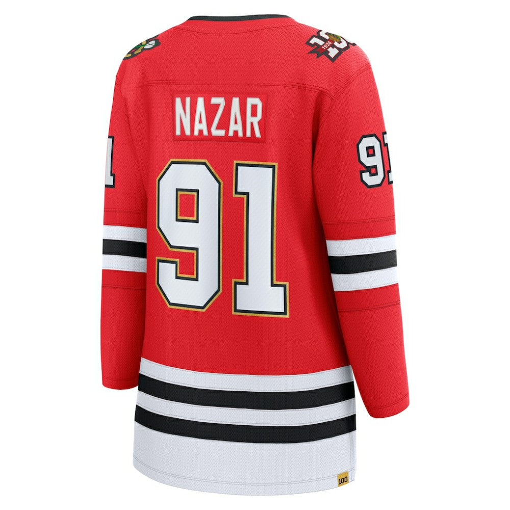 Frank Nazar Chicago Blackhawks Fanatics Women's Centennial Breakaway Player Jersey For Sale