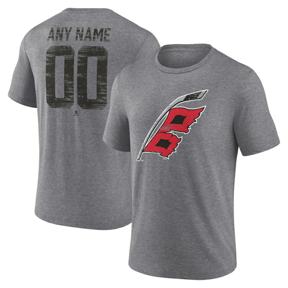 Carolina Hurricanes Heritage Custom Tri-Blend T-Shirt Outlet