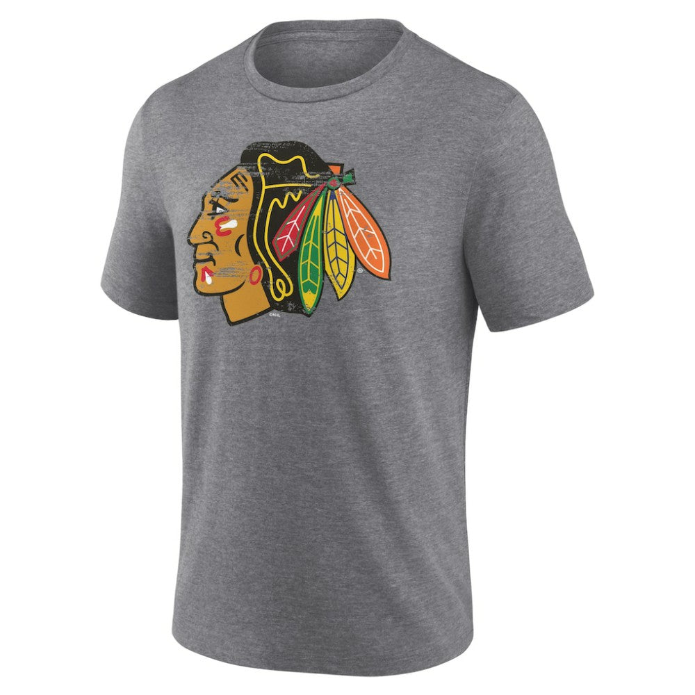 Chicago Blackhawks Heritage Custom Tri-Blend T-Shirt Discount