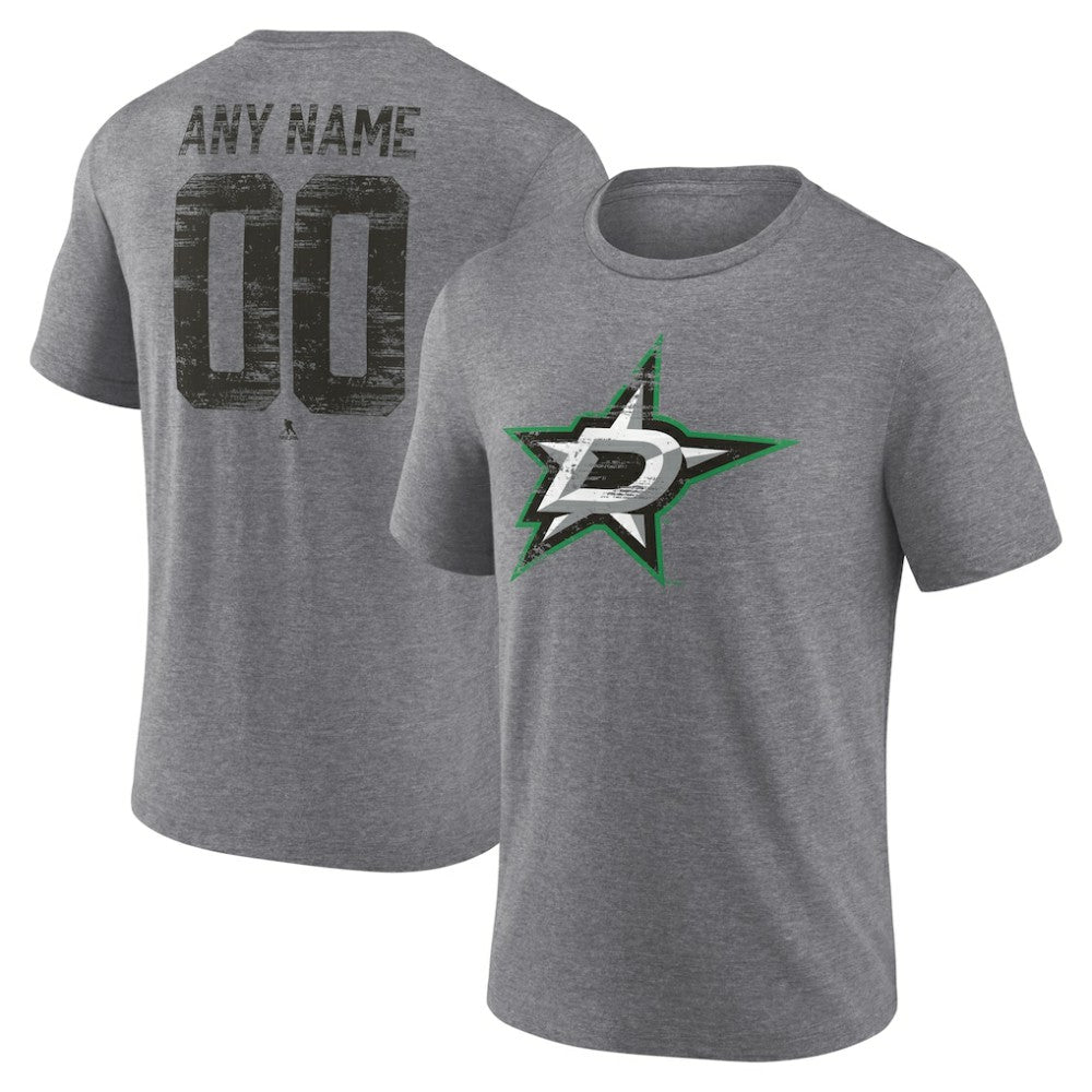 Dallas Stars Heritage Custom Tri-Blend T-Shirt Outlet