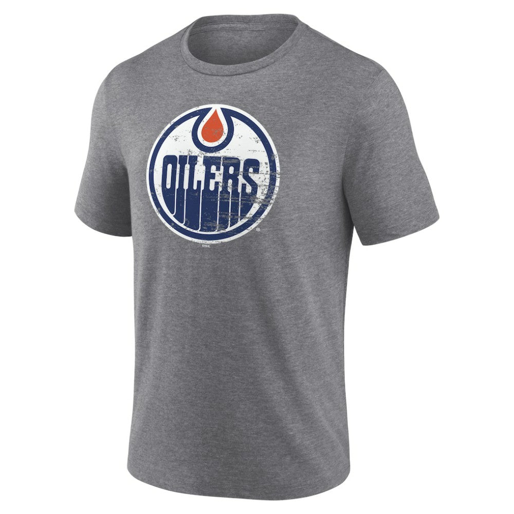 Edmonton Oilers Heritage Custom Tri-Blend T-Shirt Online