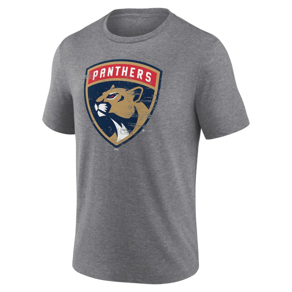 Florida Panthers Heritage Custom Tri-Blend T-Shirt On Sale