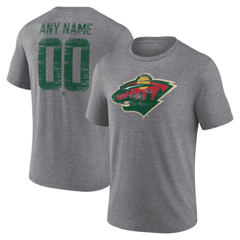Minnesota Wild Heritage Custom Tri-Blend T-Shirt Online