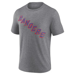New York Rangers Heritage Custom Tri-Blend T-Shirt On Sale