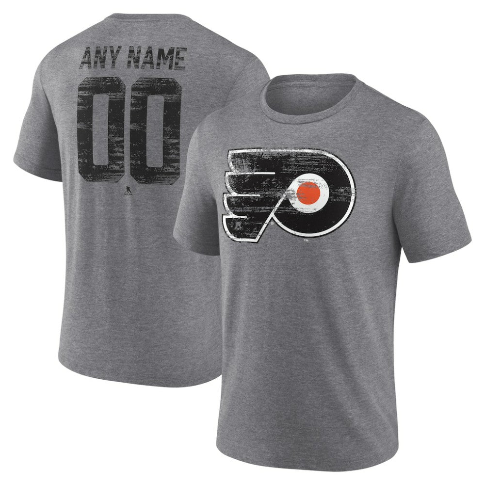 Philadelphia Flyers Heritage Custom Tri-Blend T-Shirt Outlet