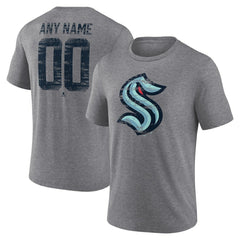 Seattle Kraken Heritage Custom Tri-Blend T-Shirt For Sale