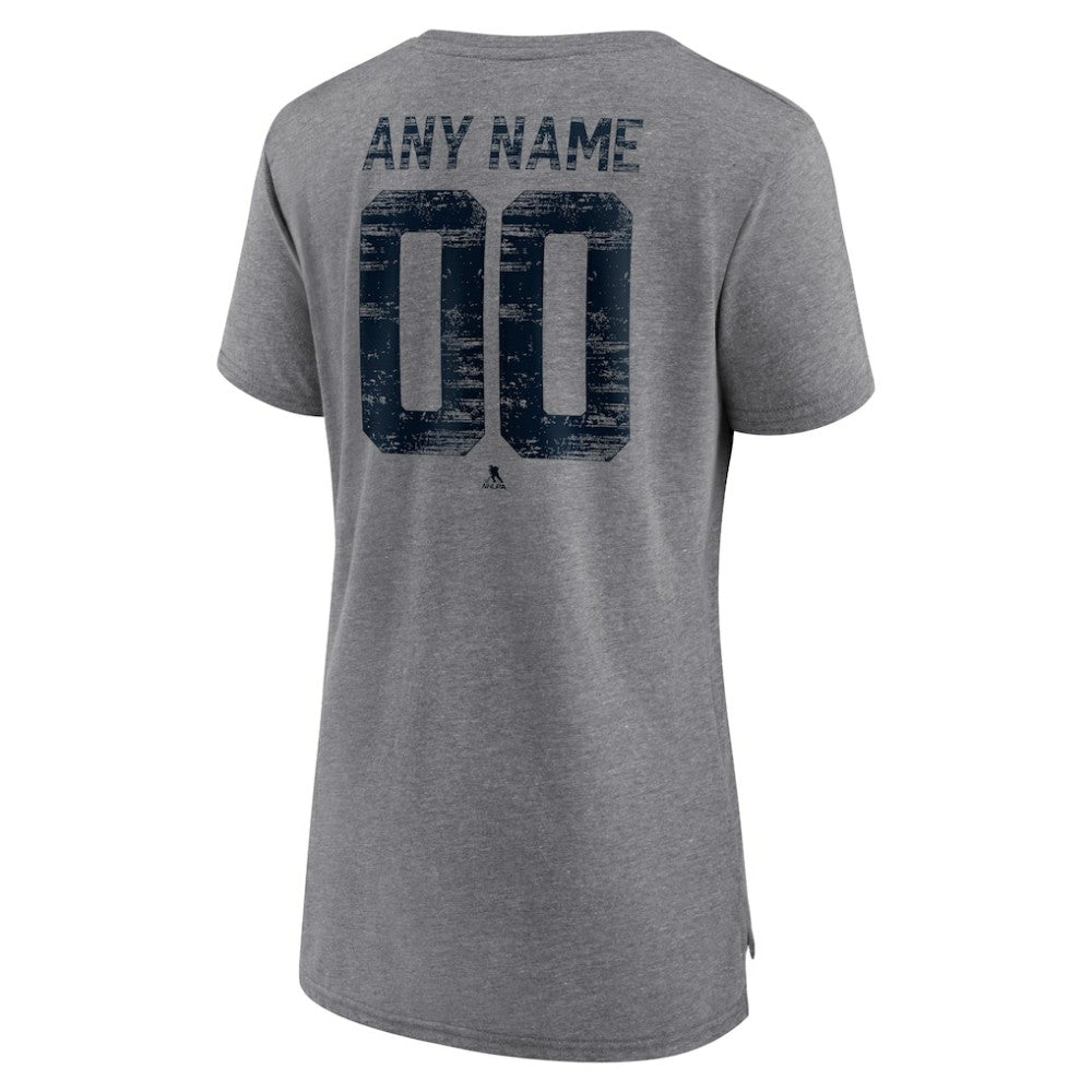 Seattle Kraken Women's Heritage Custom Tri-Blend T-Shirt Outlet