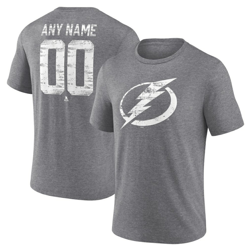 Tampa Bay Lightning Heritage Custom Tri-Blend T-Shirt Outlet