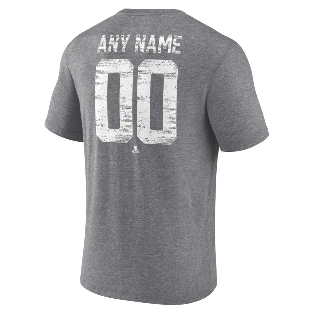 Tampa Bay Lightning Heritage Custom Tri-Blend T-Shirt Outlet