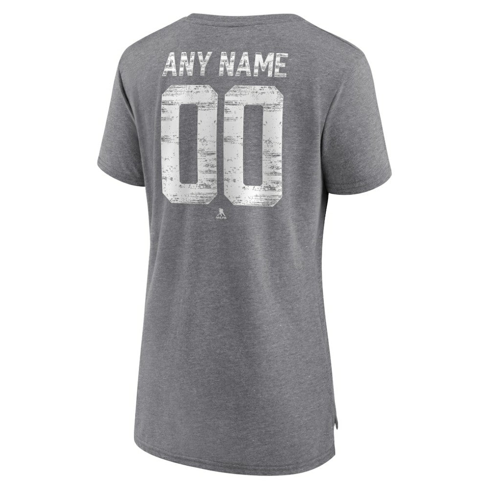 Tampa Bay Lightning Women's Heritage Custom Tri-Blend T-Shirt Online