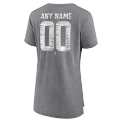 Tampa Bay Lightning Women's Heritage Custom Tri-Blend T-Shirt Online